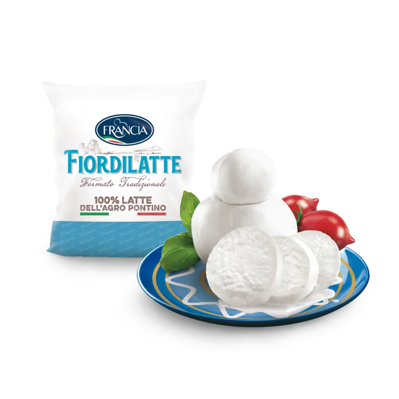 Italian High Quality Francia Latticini Fiordilatte Milky White Fresh Cheese Mozzarella For Export