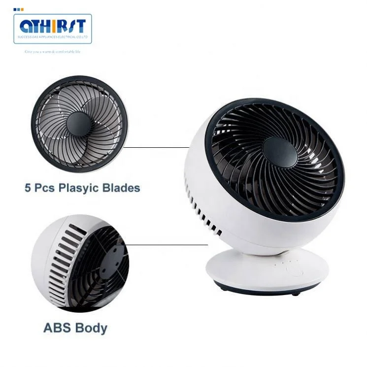 High quality DC 5v fan  energy 18650 Battery rechargeable AC DC oscillating fan with control panel