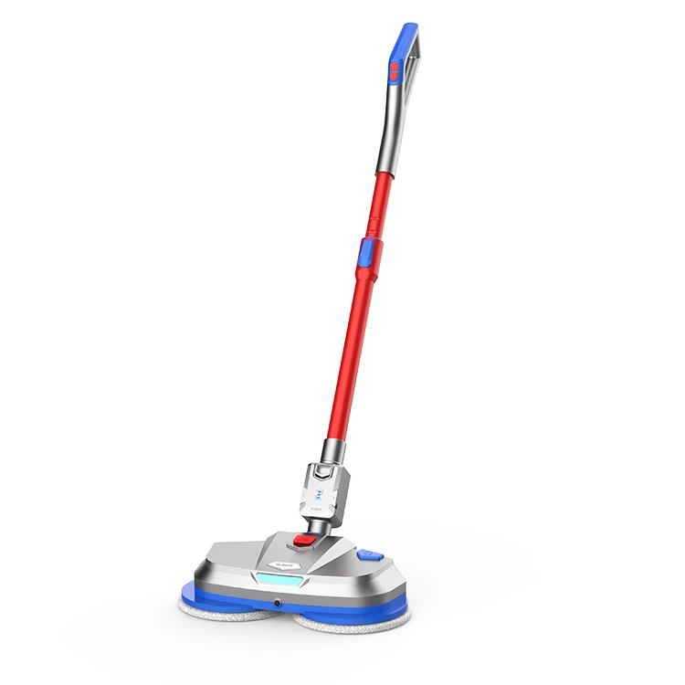 Dry and wet wireless electric mop automatic rotary waxing water spray automatic mop