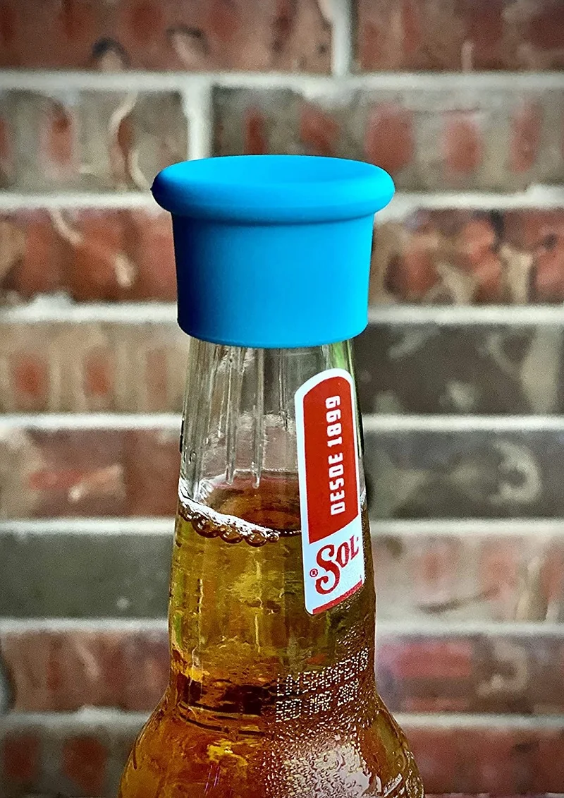Hot Sale Beer Saver Replace a cork Airtight seal on Wine Bottles Lid Reusable Bottle Cover Silicone Wine Stopper