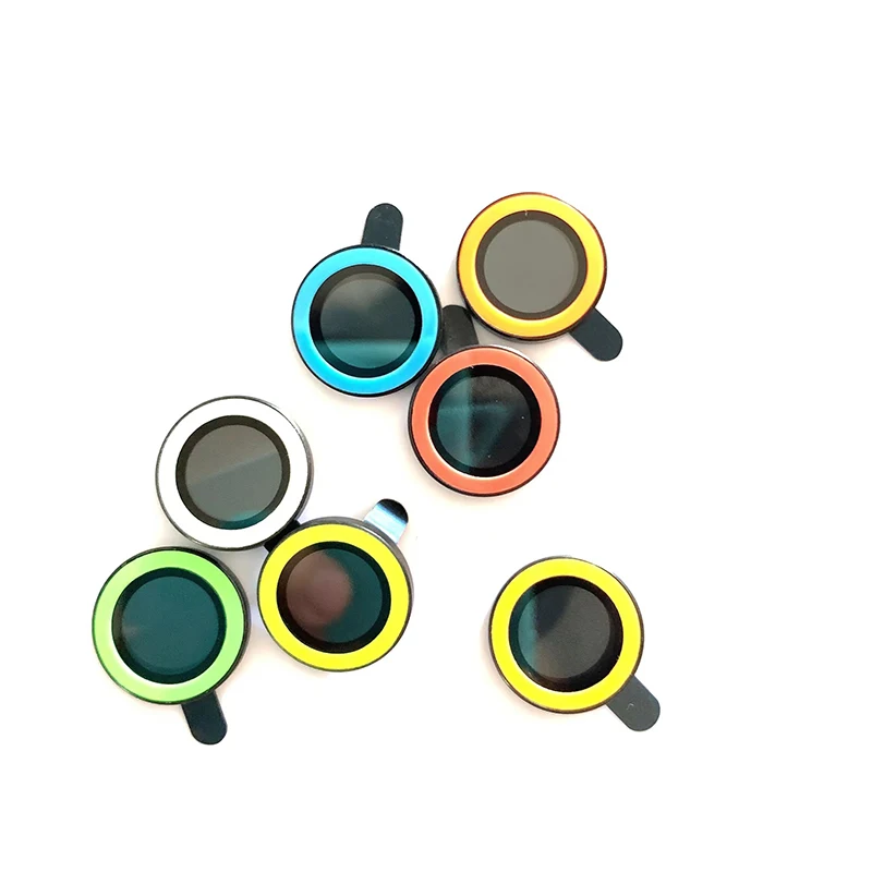 3D shine luminous  protector for iphone 11pro 12 pro max 13pro max night light camera lens