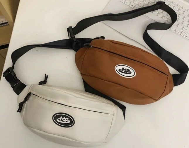 DICHOS Japanese-Style Diagonal Chest Bag Simple Functional Small Waist Mobile Phone Shoulder Strap Men Women Cool Cosmetic Case