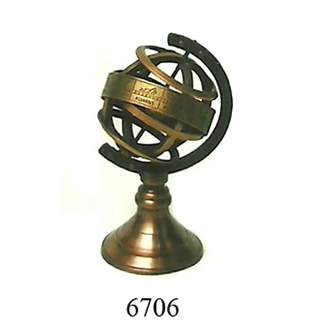 Nautical Armillary Brass Antique On Wooden Bas Customized nautical armillary manufacturers India