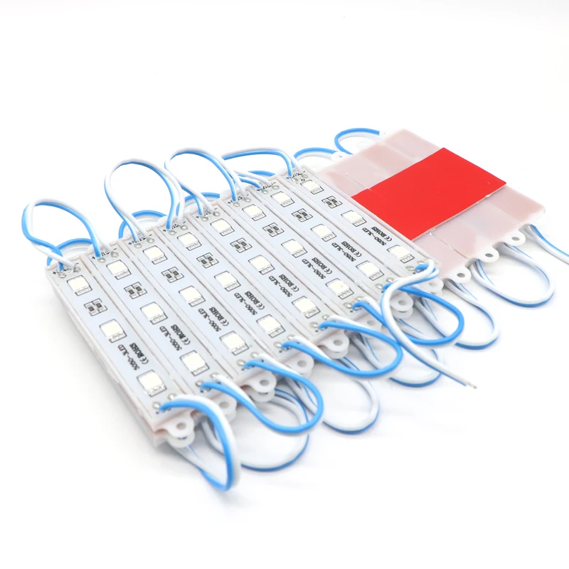 
DC12V LED Module 3 SMD 5050 Cool White Single Color Waterproof IP65 Super Bright Backlight for Signage 