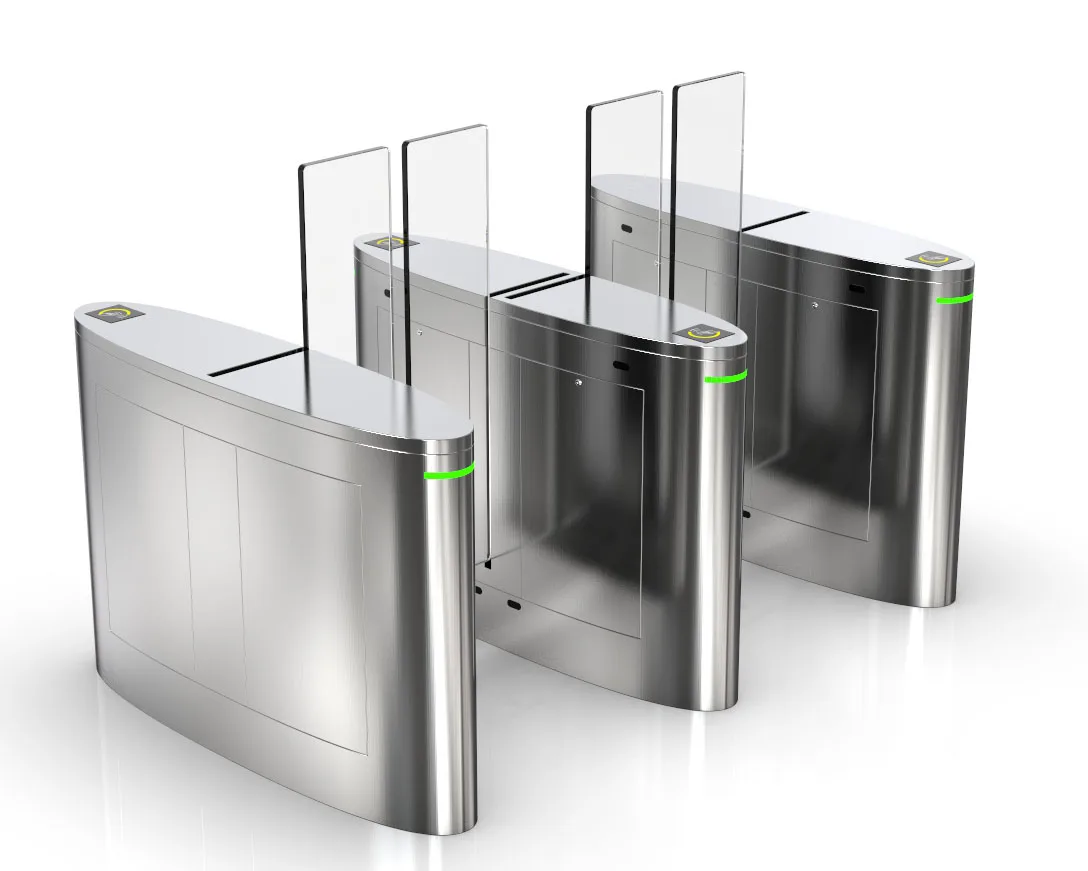 Automatic Card Access Control Full Height Sliding Turnstile Sliding Turnstile Gate Opener for Office