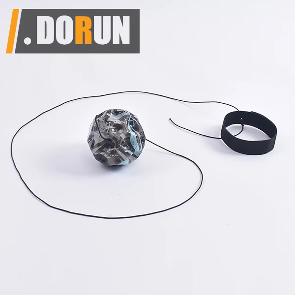 1pc Green Wrist Return Ball - Adjustable Bounce Back Ball with String, Rubber Elastic Rebound Ball Finger Exercise Toy Activity