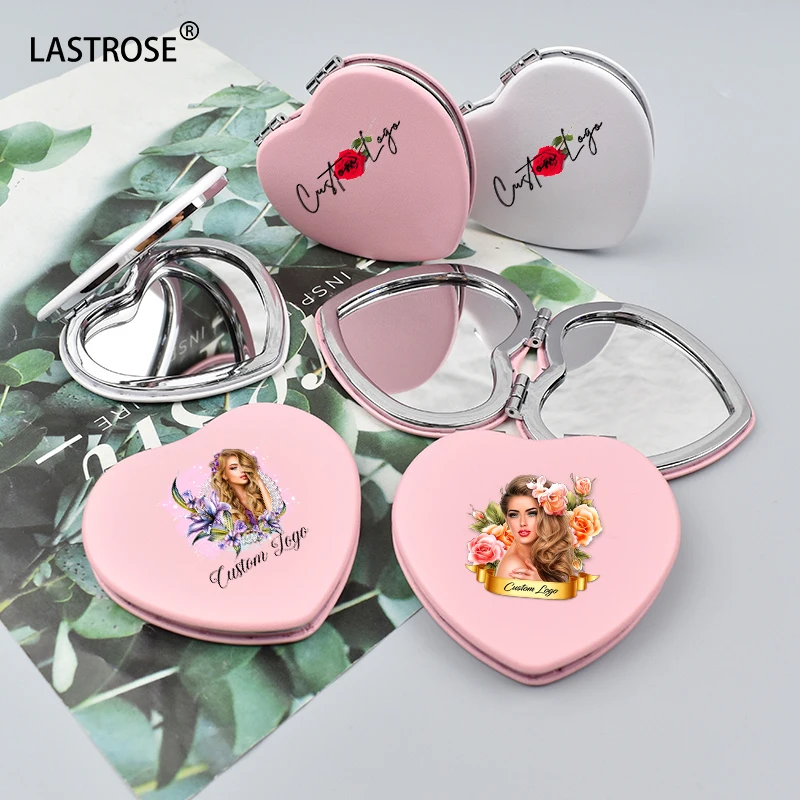 cheaper price low moq  plastic rhinestone makeup hand mirror private label logo  hand held  Mirror
