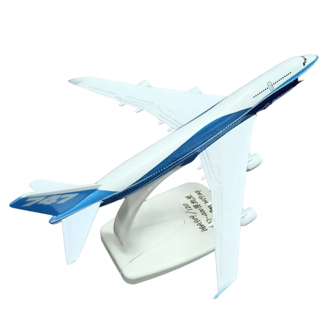XINYU 16CM B747-400 Aircraft Models Diecast Metal Toys Stimulation Airplane