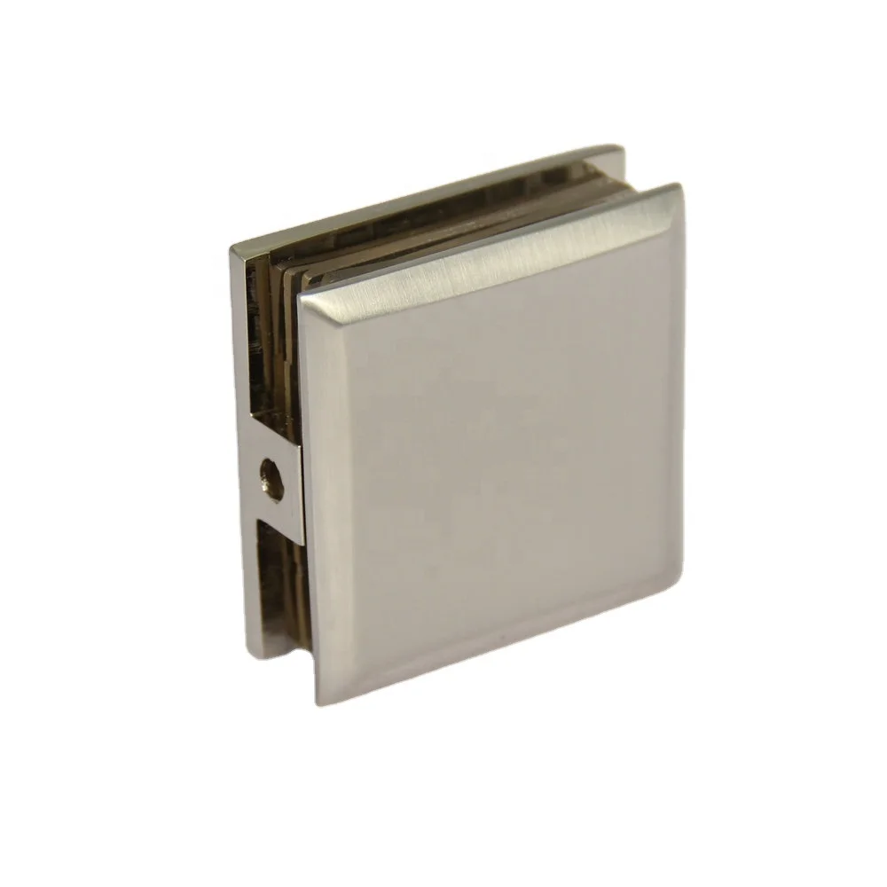 Stainless Steel Glass Clamps Bracket with Bevel Edges