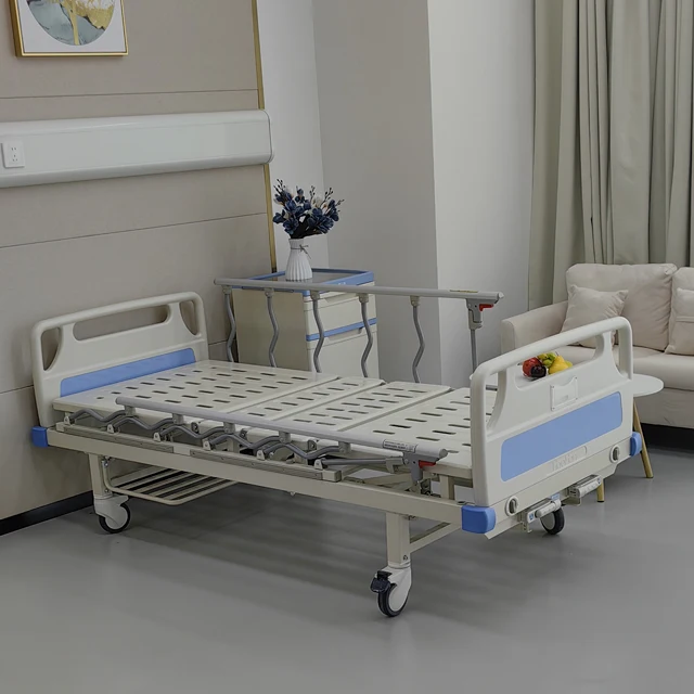 HaoHan 037 Bestseller Good Price Hospital Furniture Manufacturers One Crank Manual hospital medical smart bed of sick