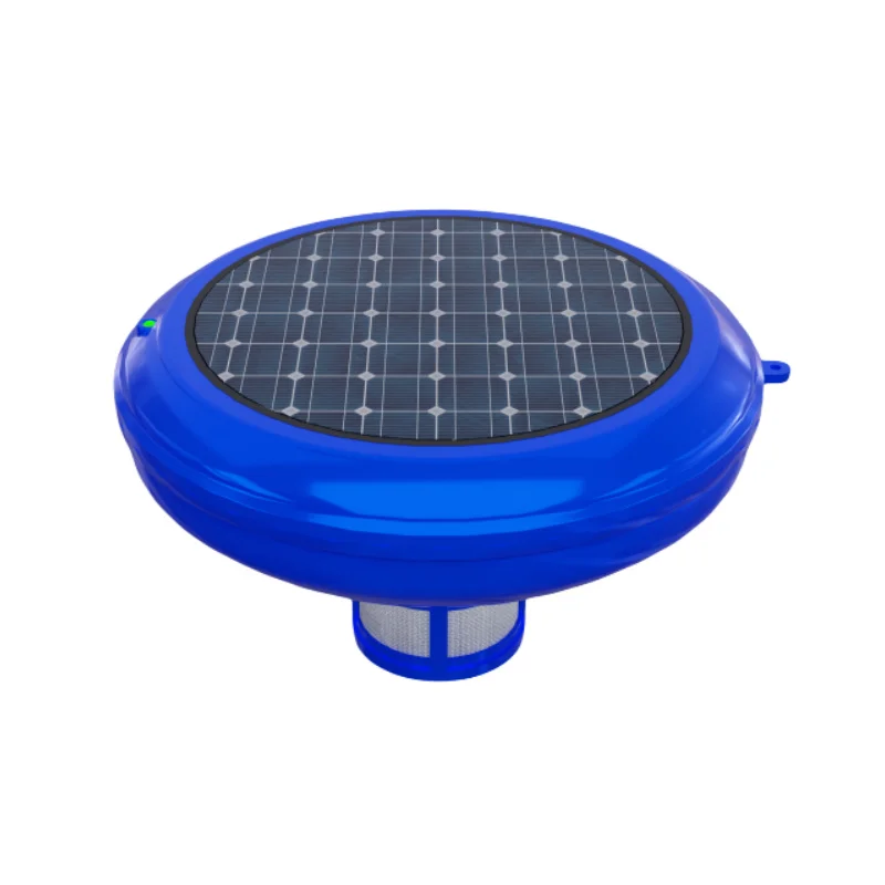 Solar Pool Ionizer 80% Less Chlorine Floating Water Cleaner and Pool Purifier Keeps Water Clear Kill Algae for 35000 Gallons