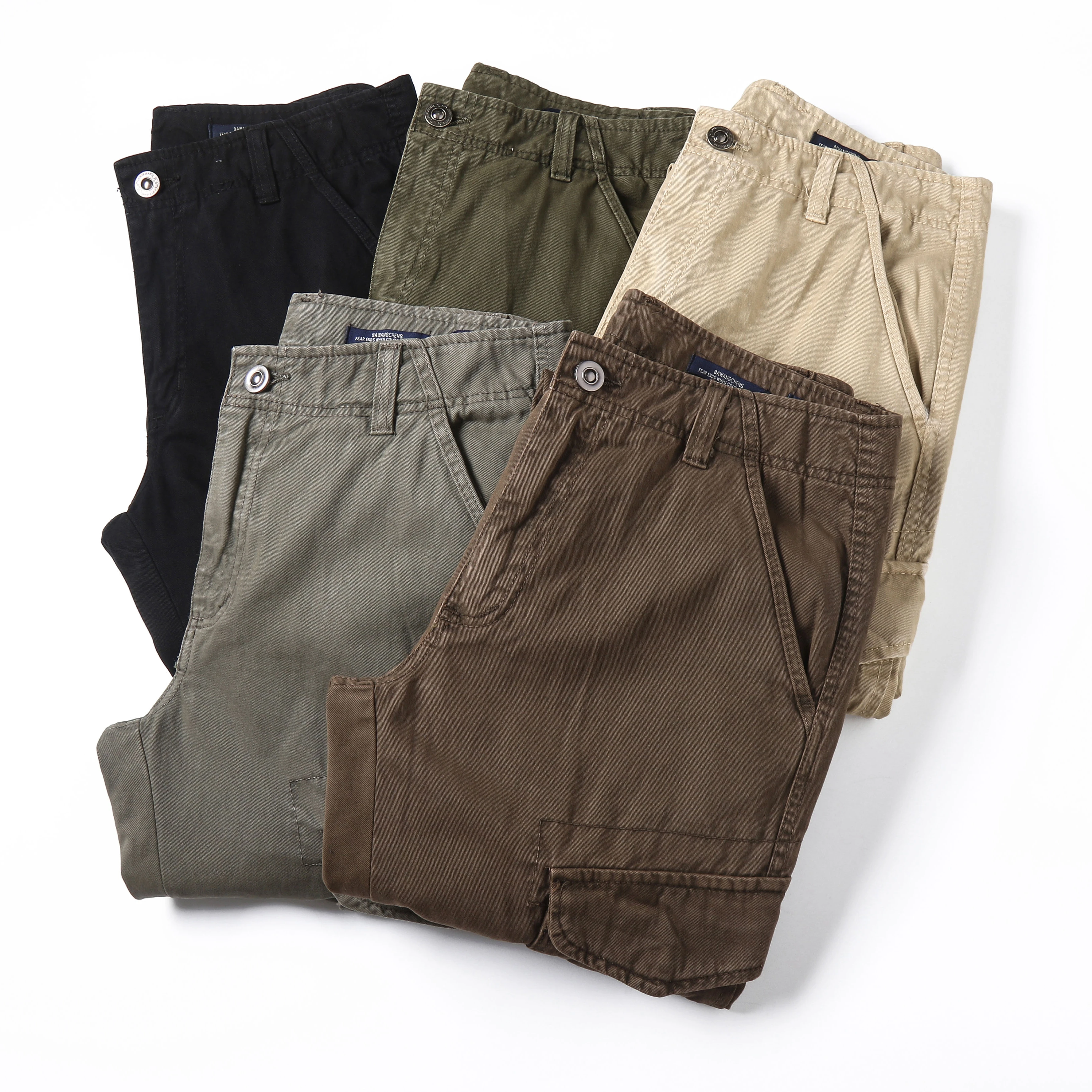 
accept custom mens casual style twill pants oem custom plus size chinos cargo pants 