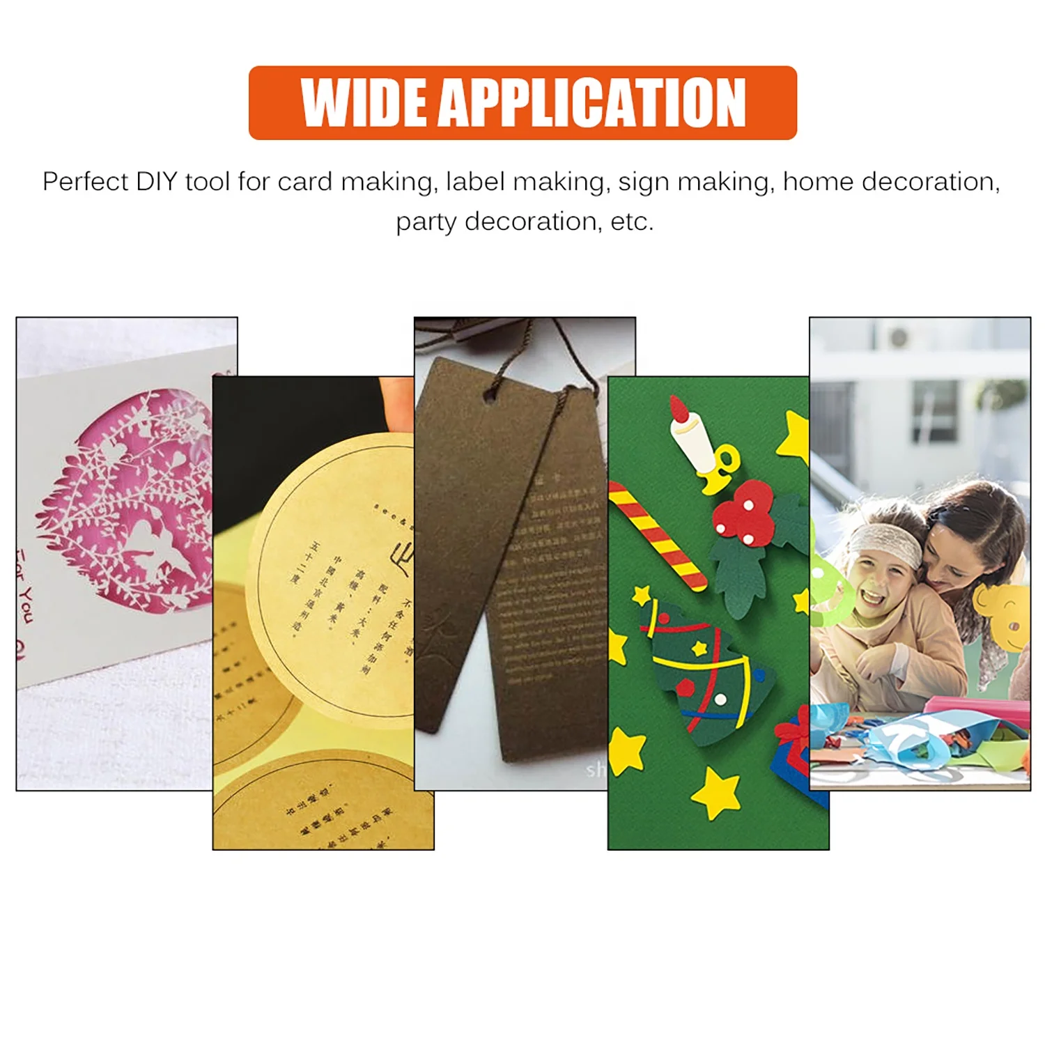 Manual Die Cutting & Embossing Machine, Portable Cut Machines, 3 inch Opening Scrapbooking Machine Full Kit Included