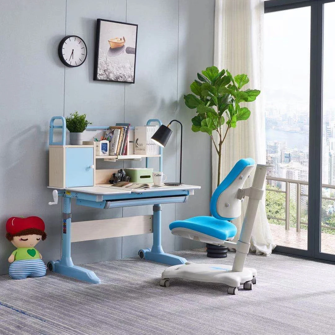 Greenfield Furniture Height Adjustable Kids Desk And Chair Multifunctional Ergonomic For Kids Study Desk