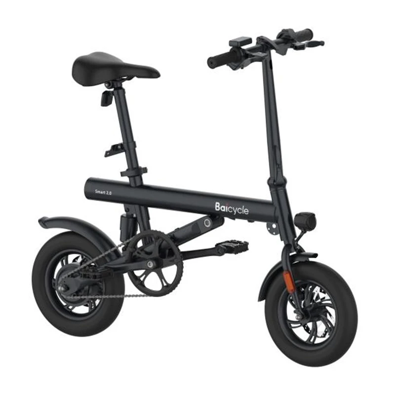 250W Moped Electric Bike Folding Electric Bicycle 36V7.8Ah 12in Fat Tire 25km/h Max Speed Disc Brake E-bike