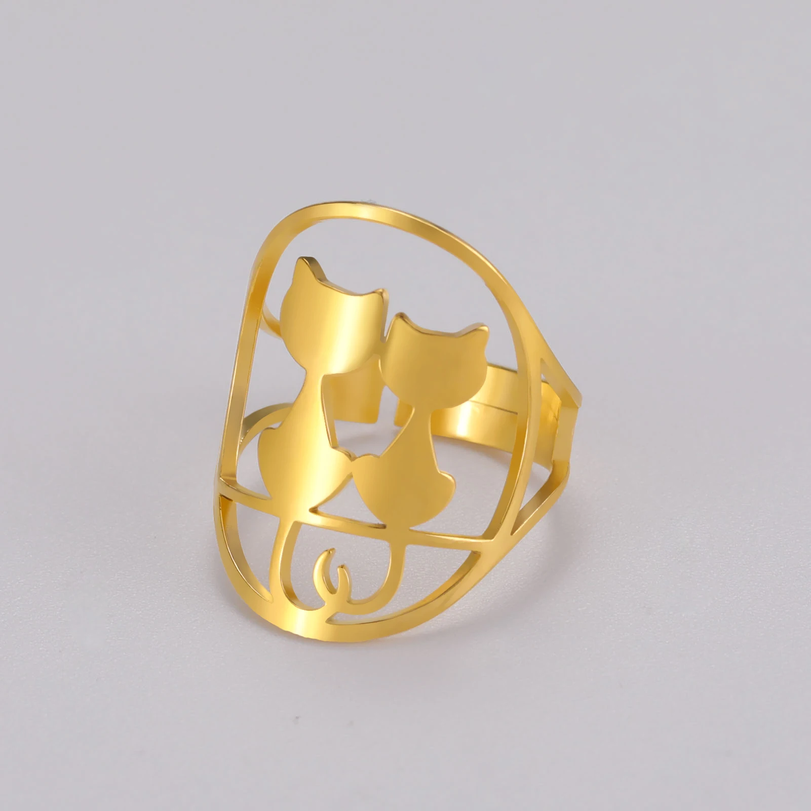 Женское кольцо из нержавеющей стали