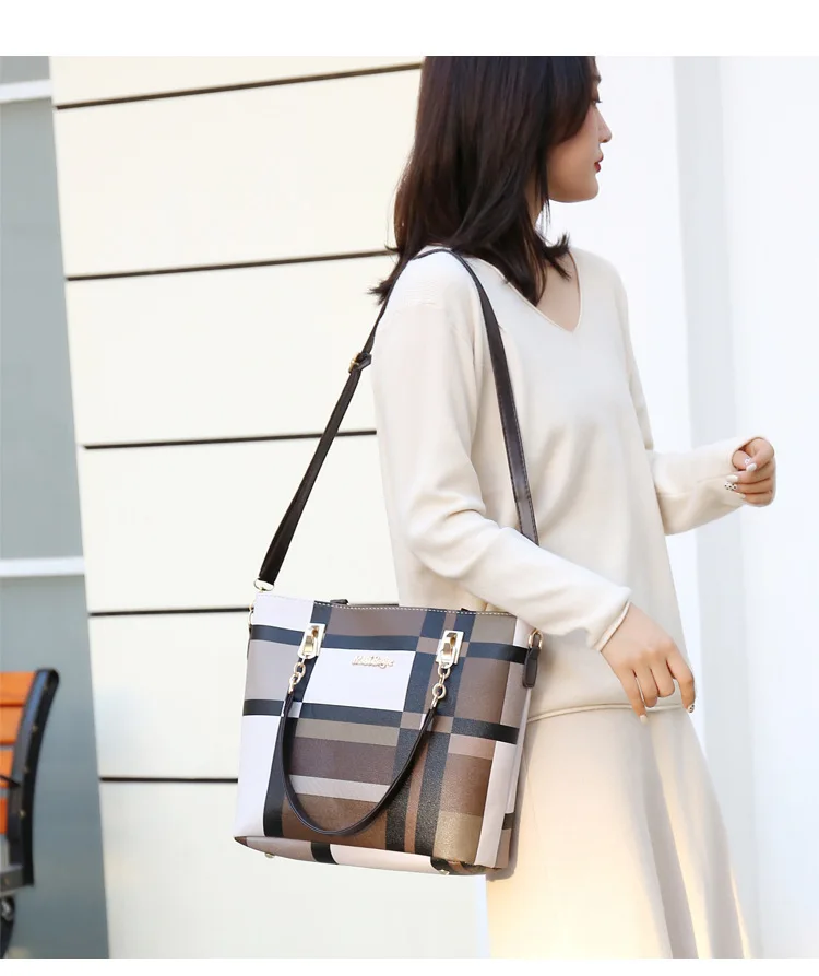 
6 pcs per set Fashion Cheap Price Lady Handbag Women Bag sets PU Handbags 6 Pcs in 1 Set 