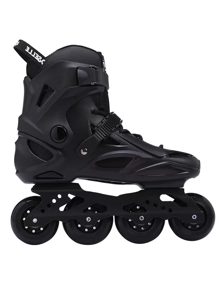 EACH Wholesale Adults Inline Speed Skates Roselle Aluminum Alloy Frame Leather Sole Professional Outdoor Roller Skating EVA