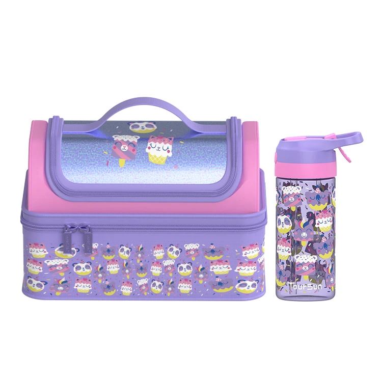 Набор для девочек с индивидуальным логотипом и мультяшным принтом