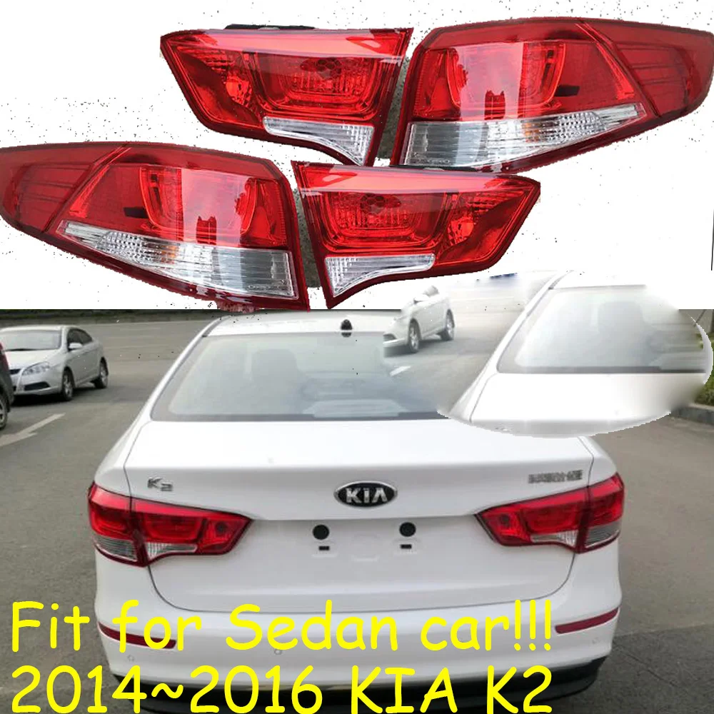1 шт. автомобильные аксессуары, задний фонарь бампера для KIA K2 Rio 2014 ~ 2016y, задний фонарь для седана, задний фонарь для KIA K2, задний фонарь