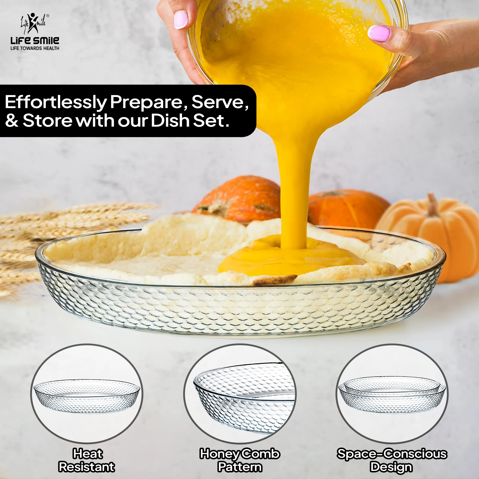 Wholesale Supplier Borosilicate Glass Cookware Oval Shape Dish Glass Baking Dish Glass Bakeware and Baking Essentials