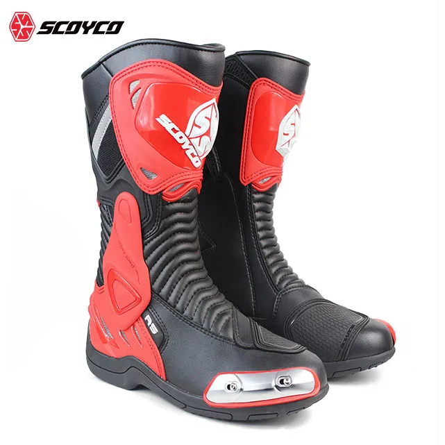 Motorcycle Boots Men Moto Riding Motocross Off-Road Motorbike Shoes Racing Leisure Riding Wholesale Custom Design