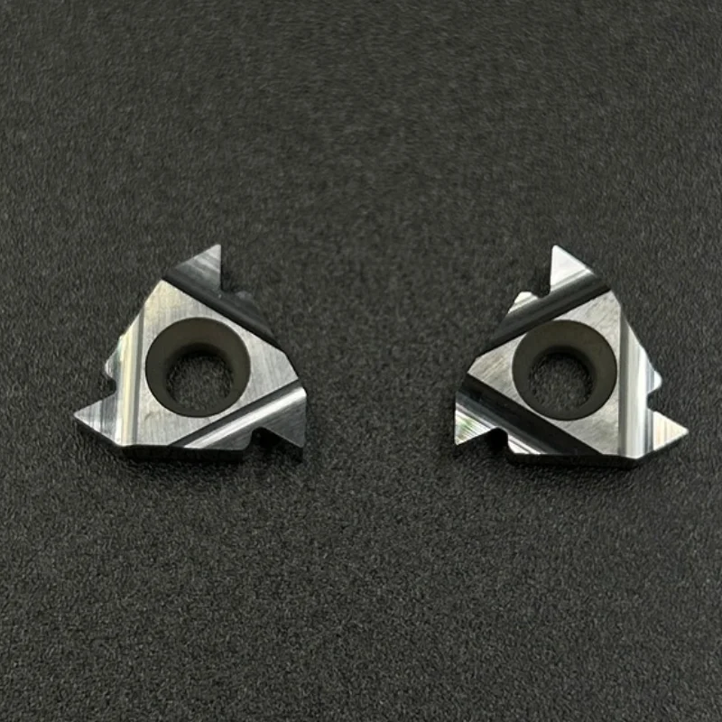 CNC алюминиевые внешние резьбовые вставки 60 градусов 16 er1.0/1,5/3,0 с отверстием