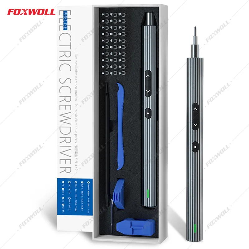 Mini 28-in-1 Fanttik  Electric Screwdriver Combination Set Phone Computer Tablet Series USB Charging Repair Tool