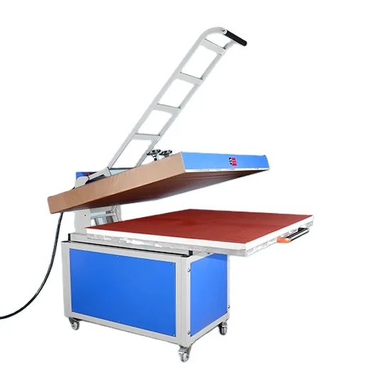Push out Manual Clamp-shell Type Digital printing Heat Transfer Machine for Mini Mouse Tee shirt 80x100cm