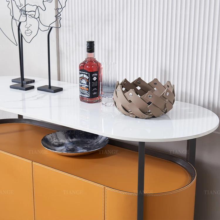 Итальянский дизайн, седло, Кожаный шкаф, буфетный сервант по оптовой цене, шкафы для гостиной