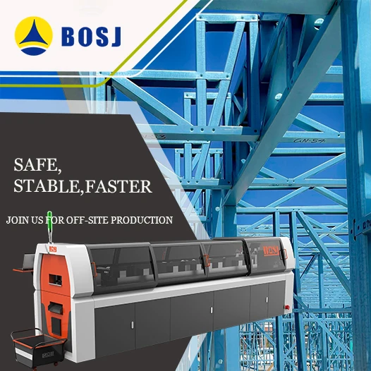 Brazil BOSJ Light Gauge Keel Steel Framing Metal Stud and Track Roll Forming Machine