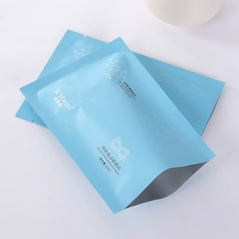 High Quality Aluminum Foil Bag Pure Aluminum Cosmetics Trial Bag Three Sides Sealed Compound bag