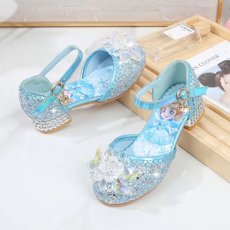 
Professional new tendon soles non slip not tiring feet crystal decoration girls sandals 