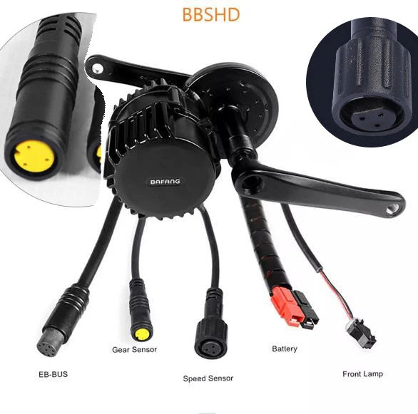 Custom Electrical Bike E-bike Male Female Wire Harness 2 3 4 5 6 Pin M6 M8 IP66 IP65 Waterproof Mini Connector