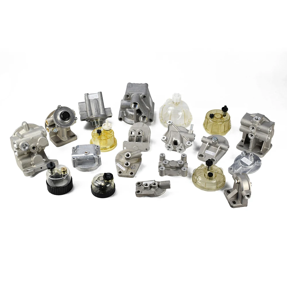 All Kinds Of Excavator Oil Filter Base Diesel Fuel Filter Head