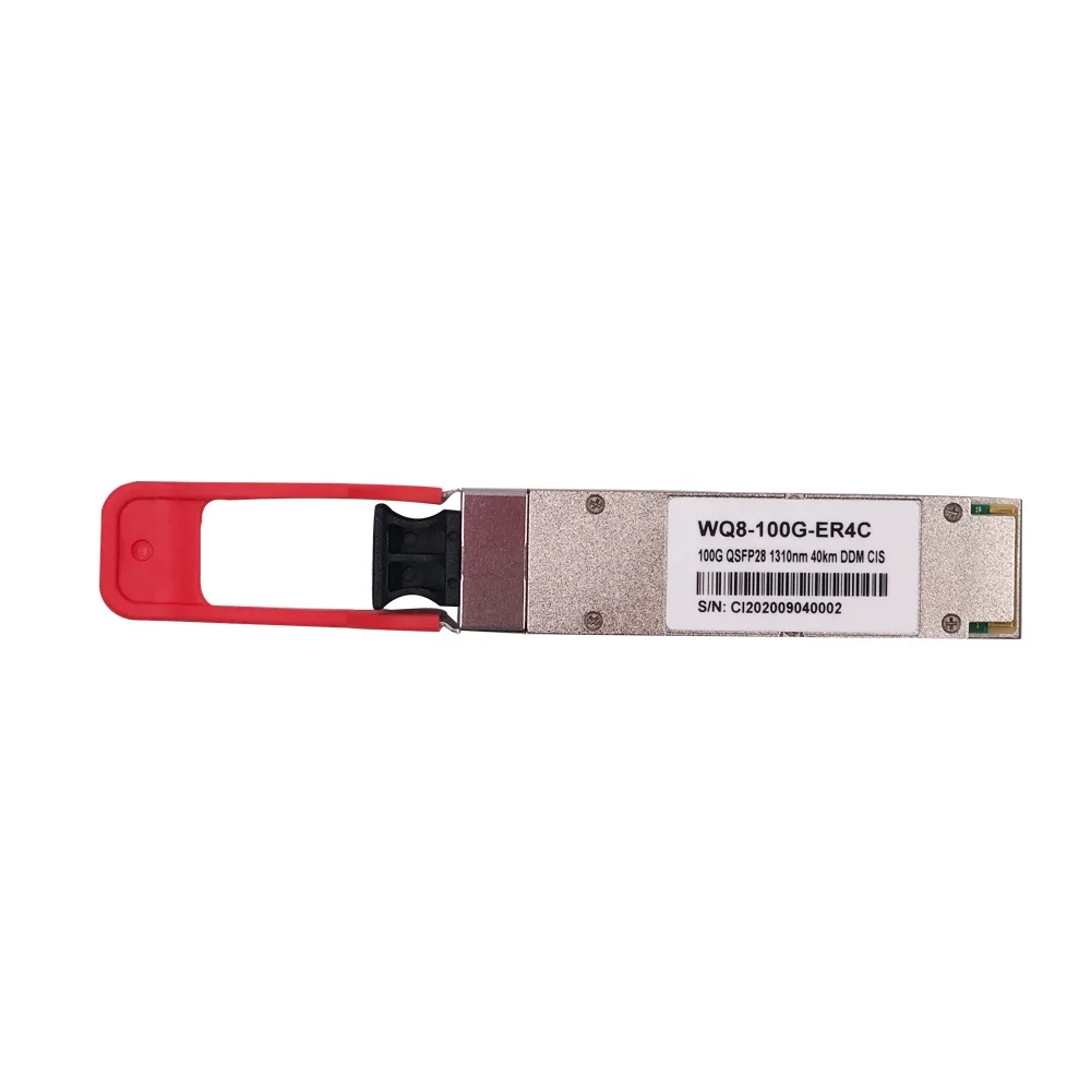 100 Gigabit QSFP+ Transceiver Module 100G QSFP28 ER4 40KM 1310nmn Ethernet switch qsfp-100g-er4l-s
