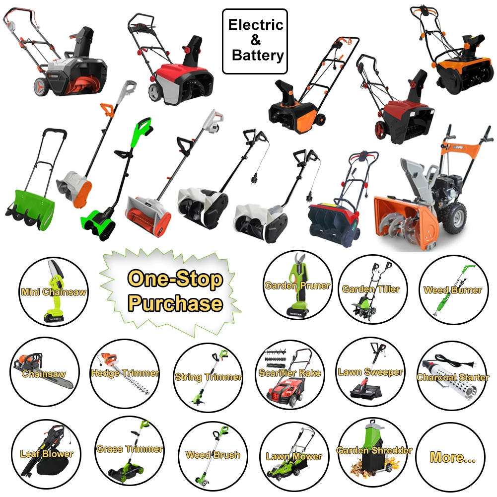 Vertak 196CC Gasoline Snowplow Snow Sweeper Mini Walking Type 6.5HP Power Heavy Duty Walk-behind Snow Cleaning Removing Machine
