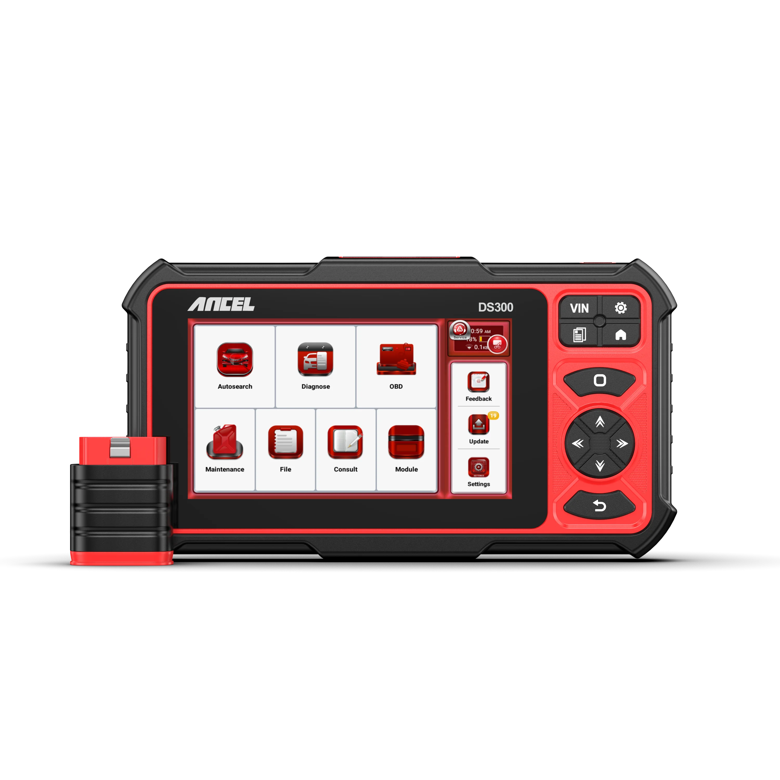Ancel DS300 профессиональные инструменты для диагностики автомобиля OBD2 все системы автомобильный Инжектор Кодирование диагностический инструмент Автомобильный сканер