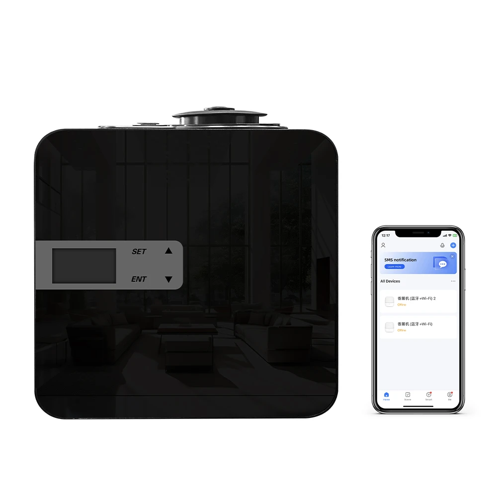 Small Atomized Cold Air Wireless Commercial Aromatherapy Scent Machine Electric High Motor Efficiency Scent Aroma Diffuser