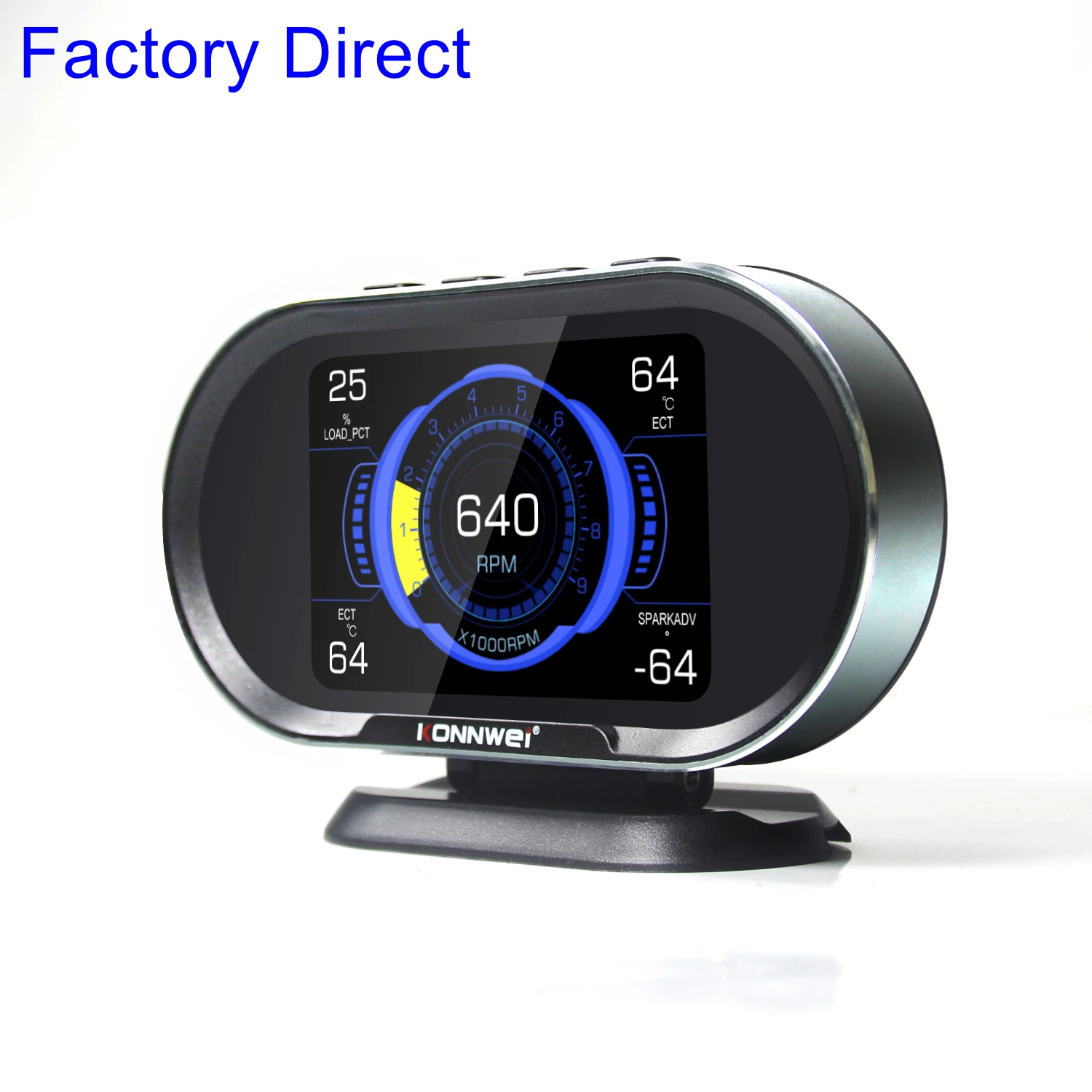  Автомобильный Универсальный цифровой спидометр OBD Guage Head Up Display OBDII диагностический сканер для