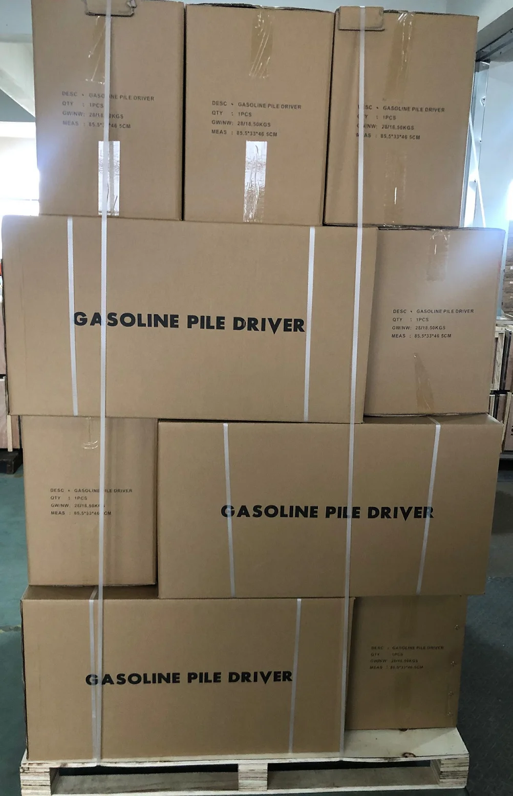 Post Driver Wood Pallet