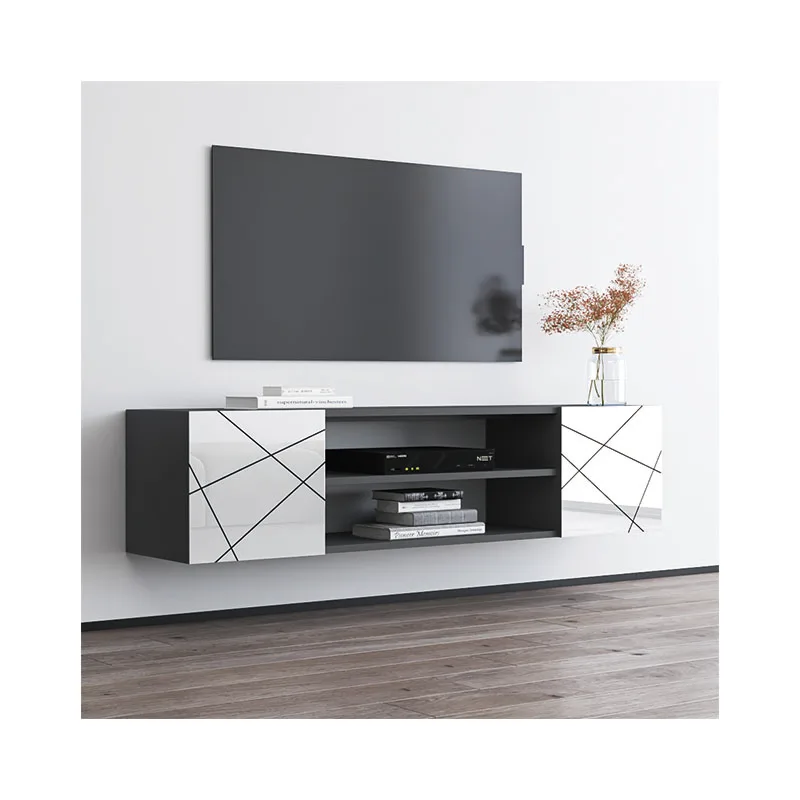 Modern Wall Unit Furniture TV Floating TV Cabinet Modern Luxury TV Wall Unit With Storage