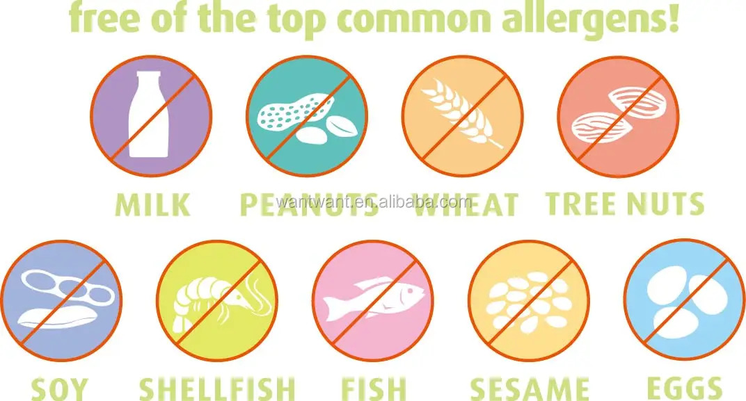 Hot Kid OEM Baby Food Rice Crackers Baby Grain Snacks Healthy Biscuits Halal Gluten Free Banana Flavor