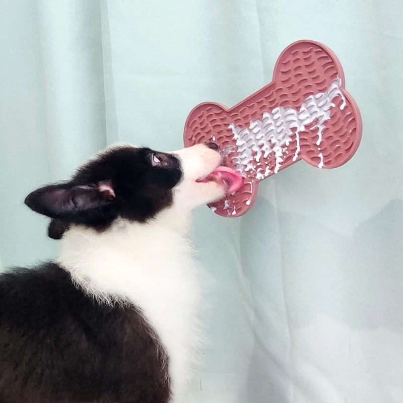 wholesale dog lick mat silicone pet lick mat slow feeder lick mat for dog