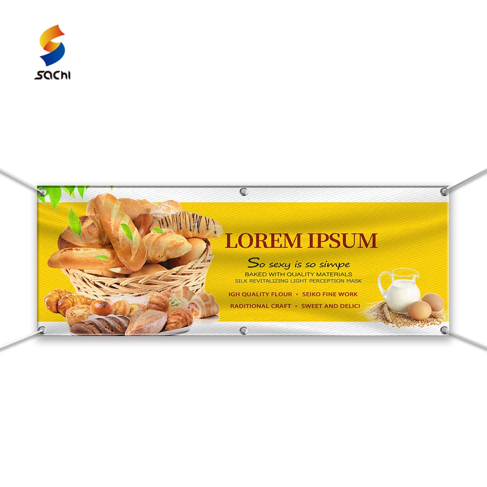 custom outdoor advertising printing polyester fabric fence mesh banner