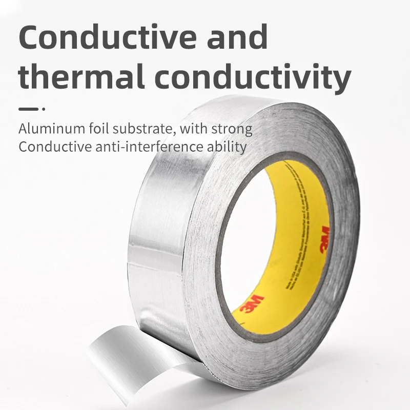 3M 425 Aluminum Foil Tape High Temperature Resistance Conductive Thermal Conductive, and Corrosion-resistant Tape