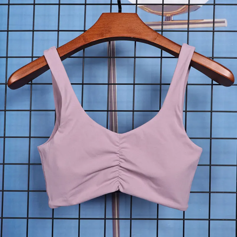 Arabella 2024 Manufacturer Supplier Custom Lounge Wear Women Halter Ribbed Girls Wirefree Yoga Wear Sports Bra