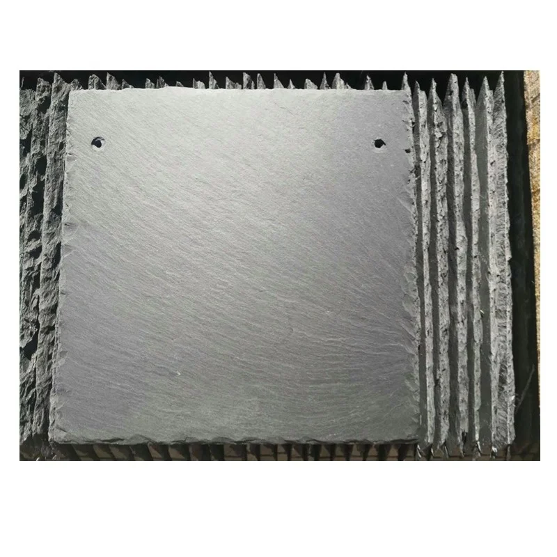 Modern Style Natural Slate Stone Tiles for Outdoor Roofing Custom Size with Antacid Erosion Resistance Split Surface Finishing