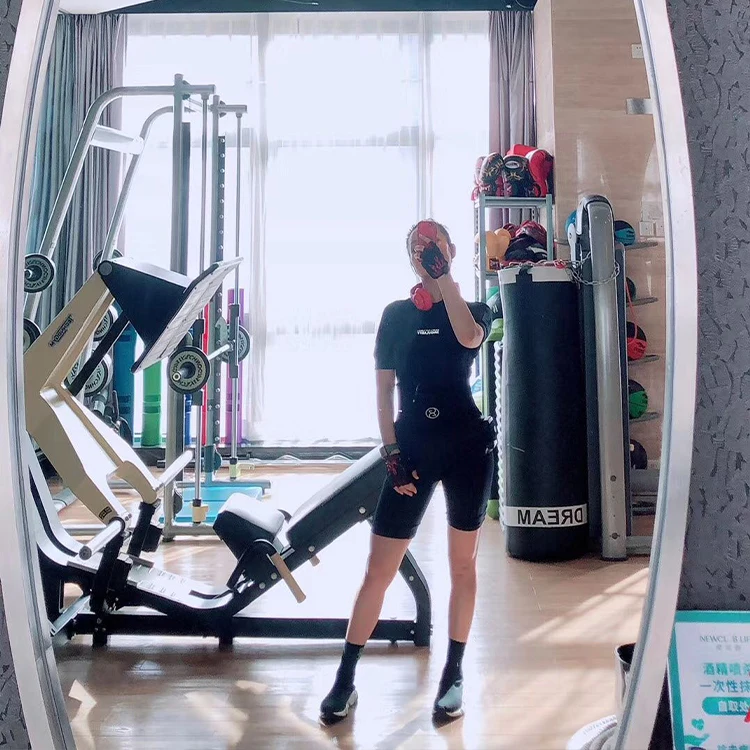 wireless body muscle slimming massage stimulator training fitness EMS suit for gym lose weight (only suit)