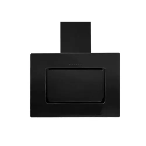 90cm Wall-Mounted Black Glass Kitchen Range Hood Electric Island Hood for Household Angled Design for Chinese Cooker